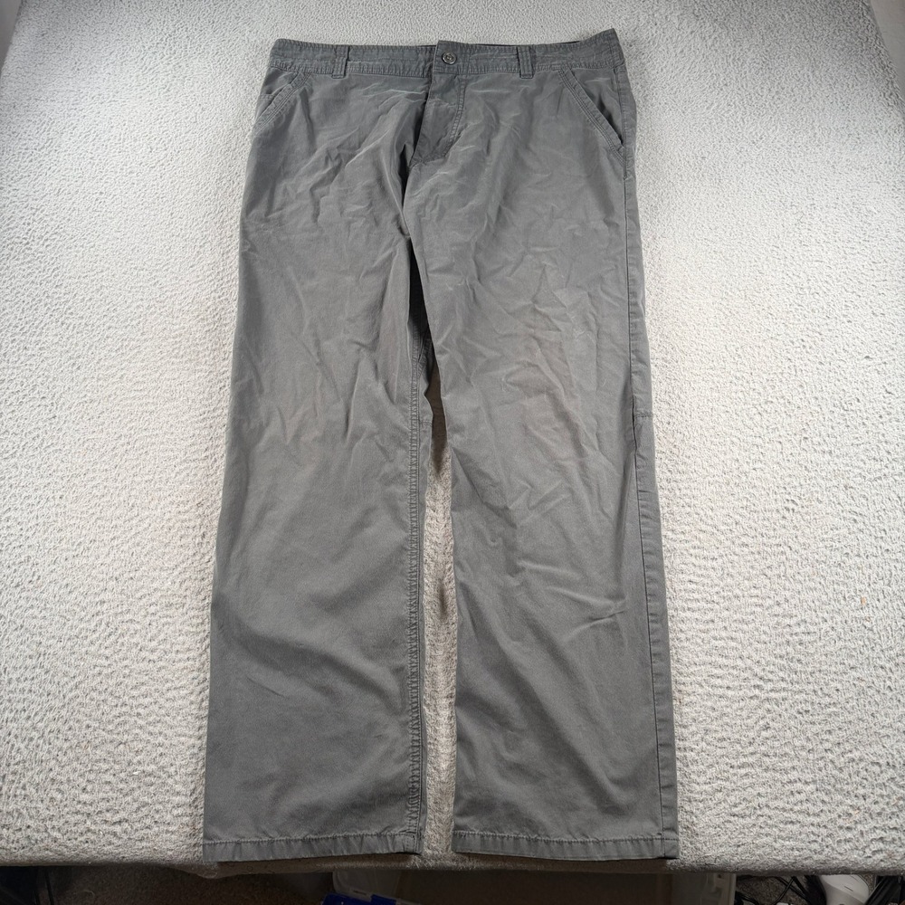 Kuhl Slax Pants Mens 36x30 Gray Technical Hiking Outdoor Utility Workwear